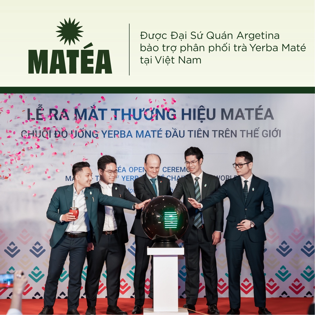[COMBO] Trà Yerba Maté Loose Leaf 180g vị Truyền thống + Bình Thủy Tinh tiện lợi