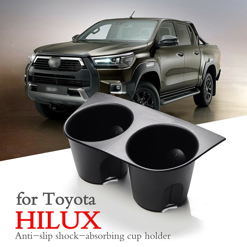 Giá đỡ cốc cho Toyota Hilux SR5 4x4 2015 ~ 2021 Nước nội thất REVO Kẹp lưu trữ Xe tải Chai uống Nước Tổ chức Gắn Giá đỡ Phụ kiện Giá đỡ