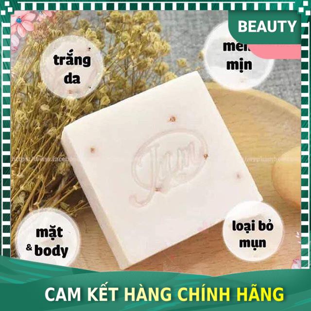 [Chính hãng 100%] Xà phòng trắng da Cám Gạo Thái Lan Jam Rice Milk Soap (1 Bánh xà phòng)