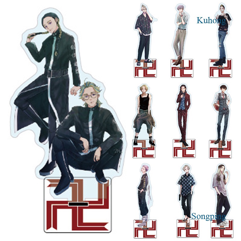 Mô hình nhân vật anime Tokyo Revengers bằng acrylic có đế đỡ để bàn trang trí