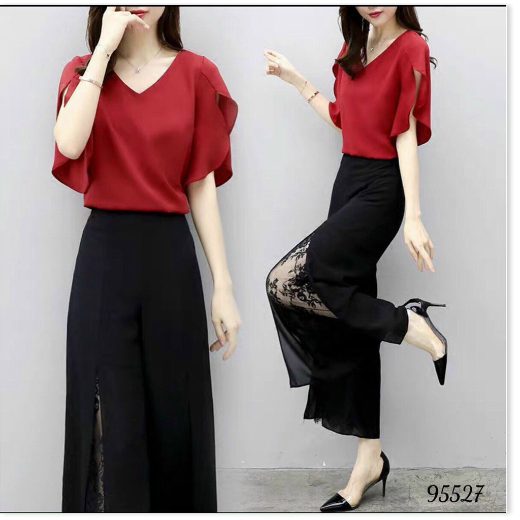 SET COTTON LẠNH,QUẦN CÓ DÂY KÉO,THIẾT KẾ HỌA TIẾT TRƠN NHƯNG KHÔNG KÉM PHẦN SANG TRỌNG KHÁNH AN STORE