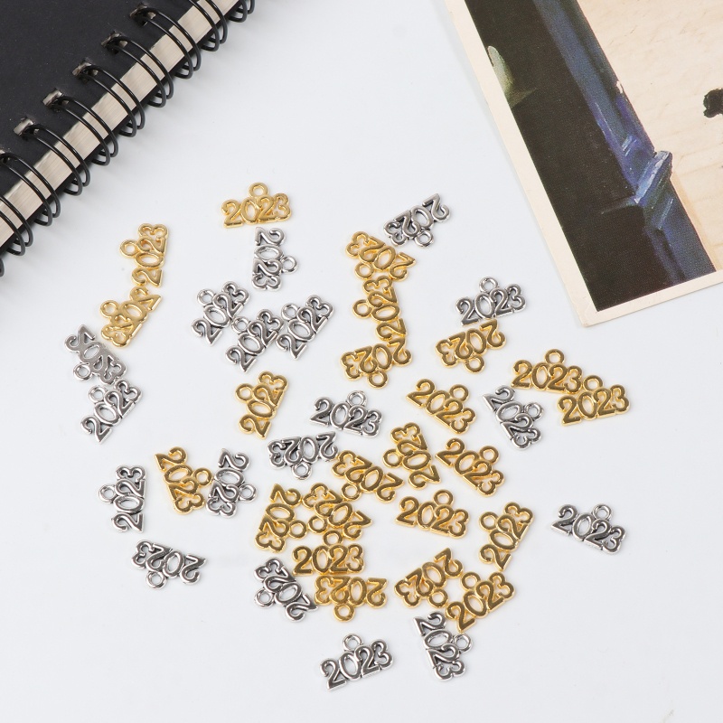 Sa Mặt Dây Chuyền Khắc Chữ This Year Bằng Hợp Kim Làm Trang Sức Thủ Công DIY