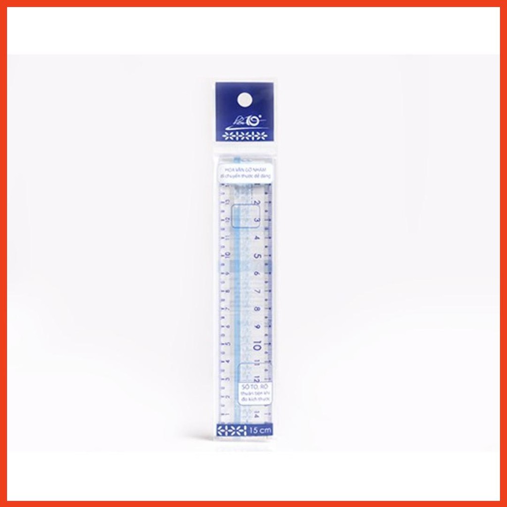 [Chính Hãng] Thước Thẳng 15cm Điểm 10 TP-SR027 (Vỉ 1 Cây)