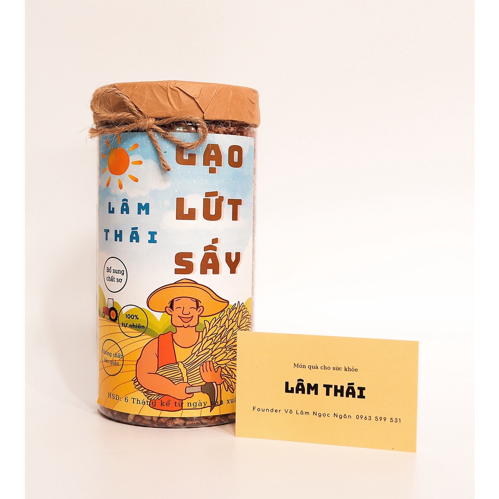 Hủ gạo lứt sấy Lâm Thái vị rong biển 300g - Chuẩn 100% gạo lứt huyết rồng [CỰC NGON & DINH DUỠNG] ăn vặt, ăn kiêng | BigBuy360 - bigbuy360.vn
