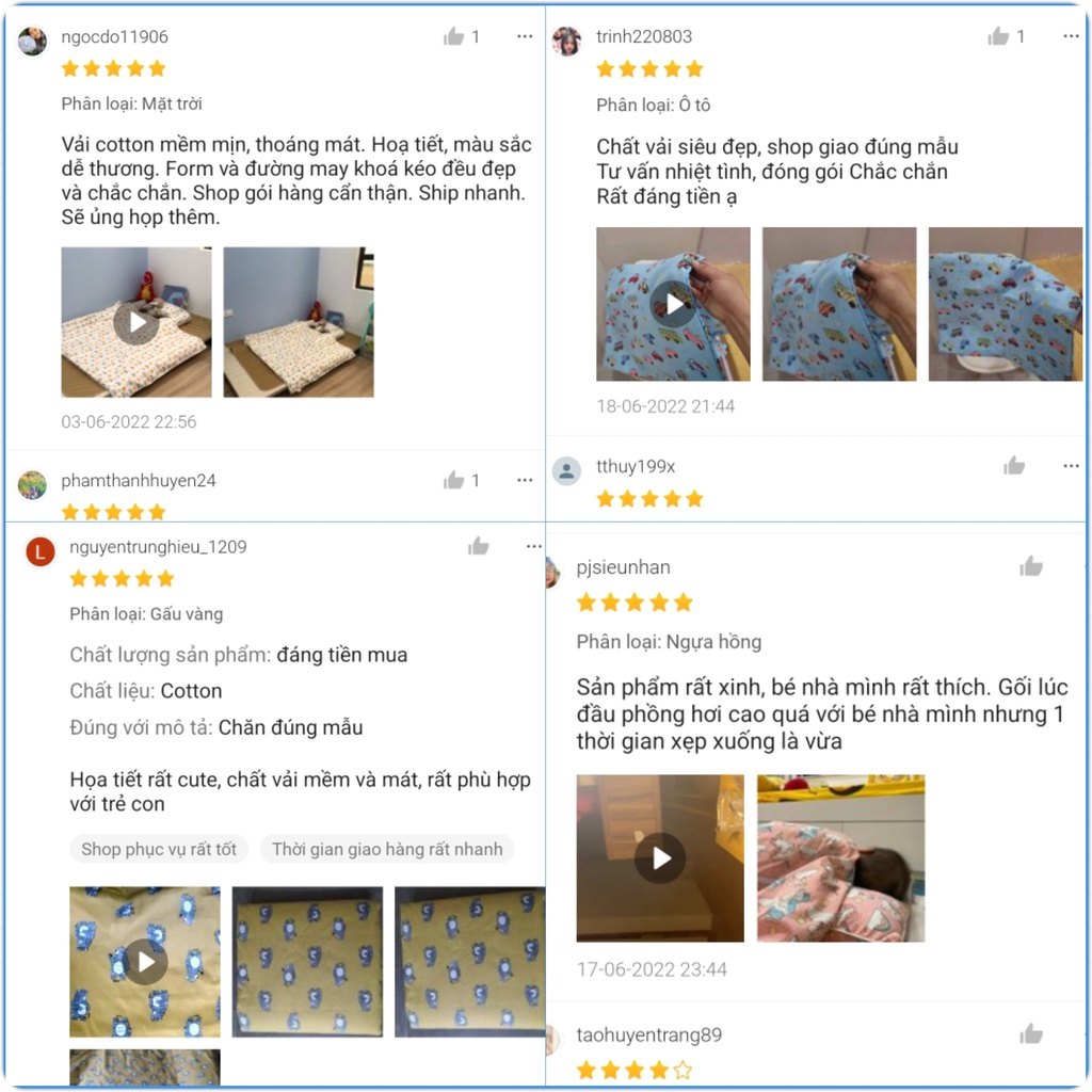 Chăn hè cho bé đi học DreamBedding cotton 100% size 120x160cm mềm mát thấm mồ hôi tốt