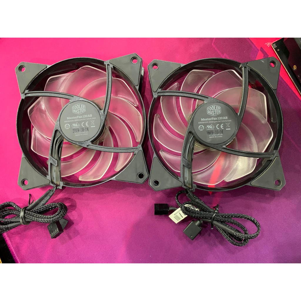 Quạt Led Cooler Master MasterFan 120AB ARGB - 2 cái