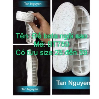 Đế giày bata ngôi sao và sợi