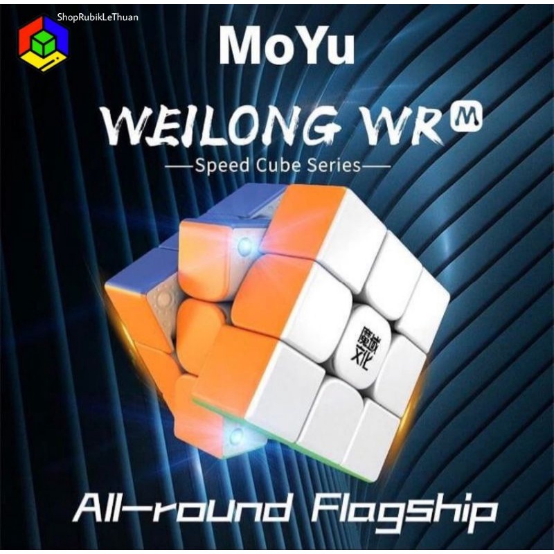 Rubik 3x3 MoYu Weilong WRM 2021 Stickerless (Có nam châm)