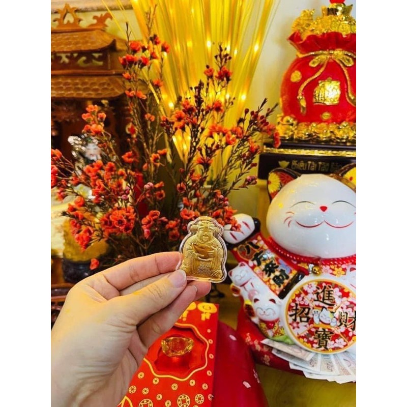 Lì xì thần tài phong bao Lixi tết ngày vía thần tài mạ vàng sung túc cả năm tiền bạc đầy túi