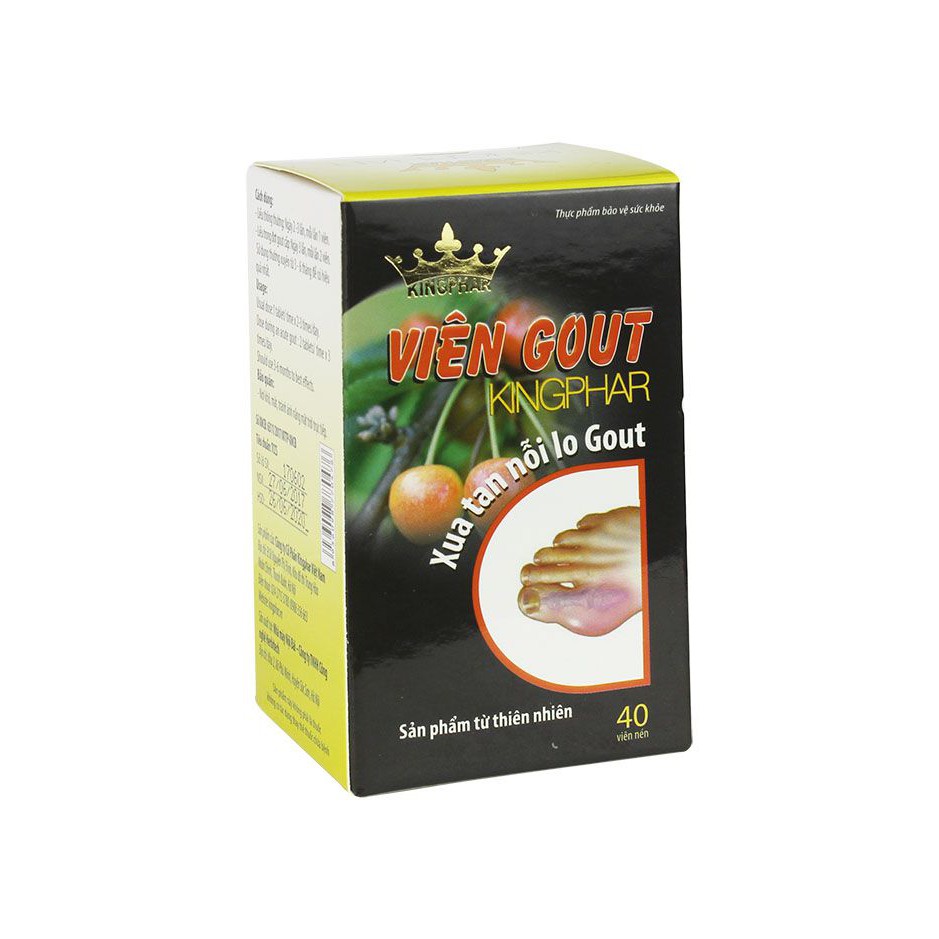 Viên gout Kingphar - Bí quyết trịgút tận gốc