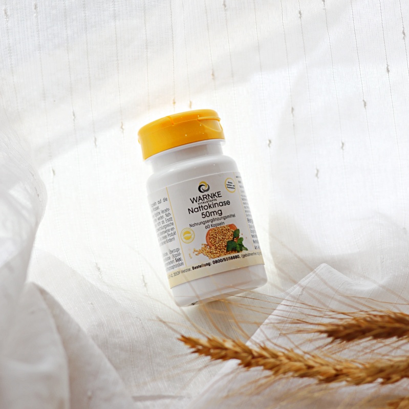 Viên Uống Warnke Nattokinase 50mg Phòng Ngừa Tai Biến
