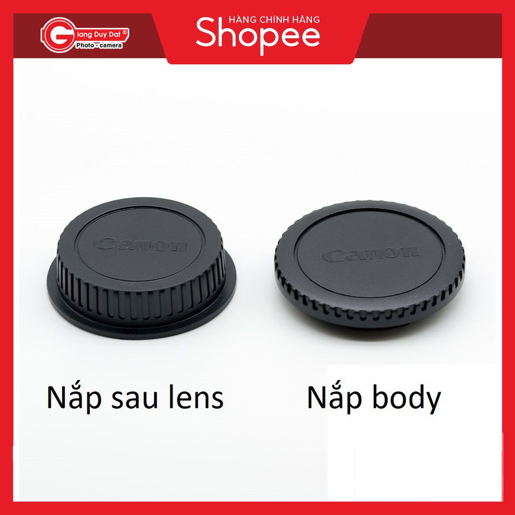 Nắp Đậy Cap Body Và Ống Kính Máy Ảnh Canon