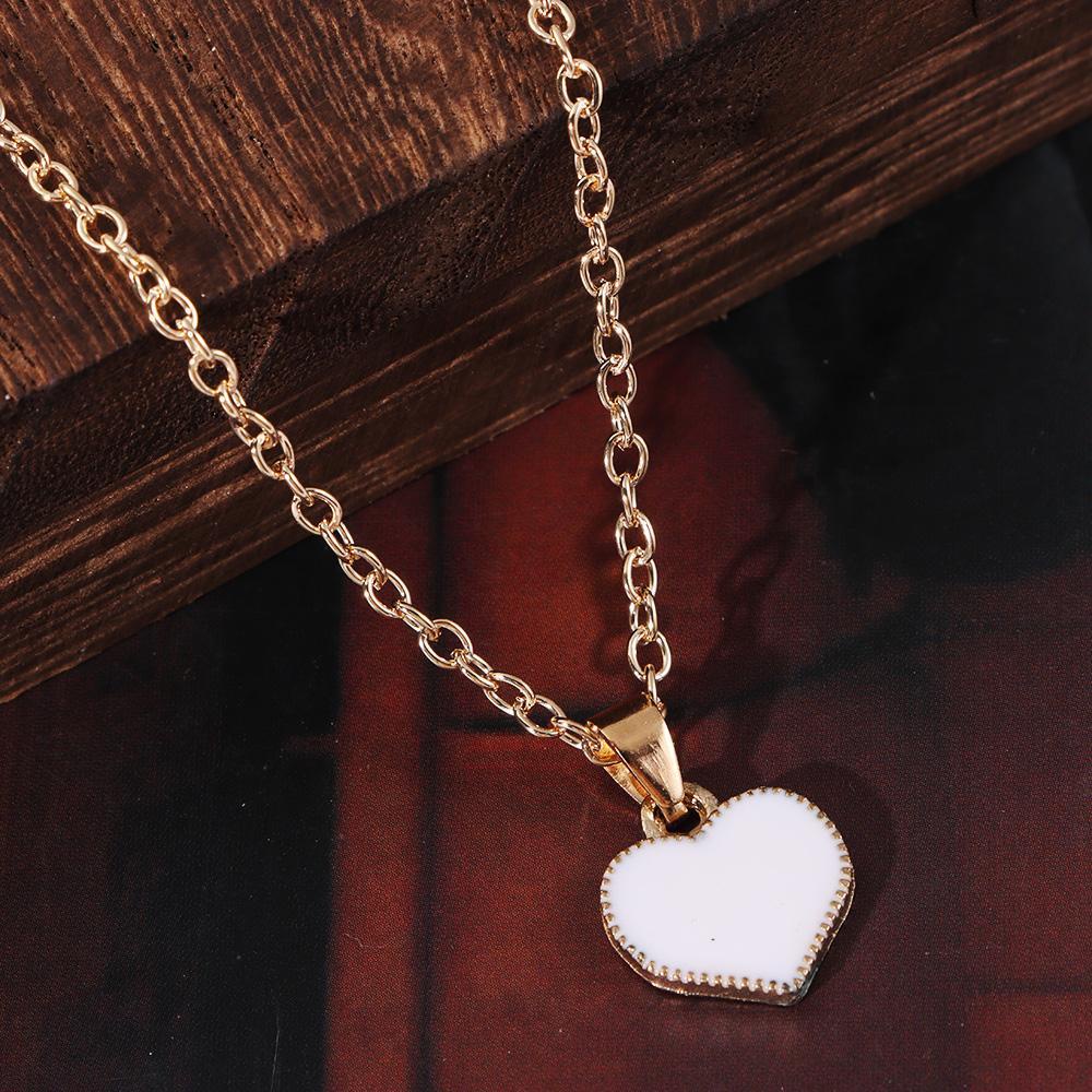 Vòng Cổ Choker Bằng Hợp Kim Mặt Hình Trái Tim Thời Trang Cho Nữ