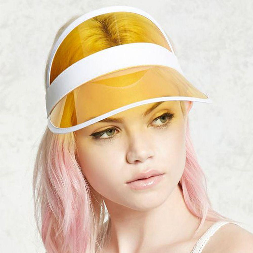 Mũ Lưỡi Trai Unisex Chống Nắng Ngoài Trời Bằng Nhựa PVC