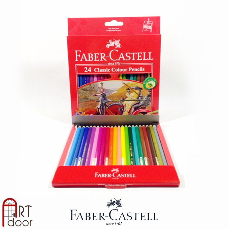 [ARTDOOR] Bộ chì màu Khô FABER CASTELL (hộp giấy)