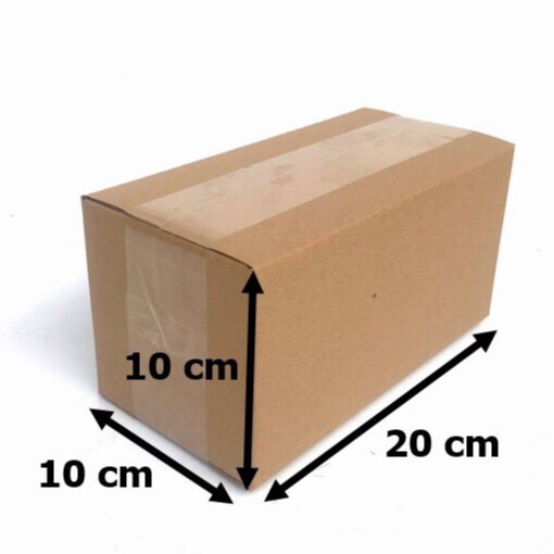 [COMBO]20x10x10 - 60 HỘP GIẤY CARTON 3 LỚP, SÓNG B