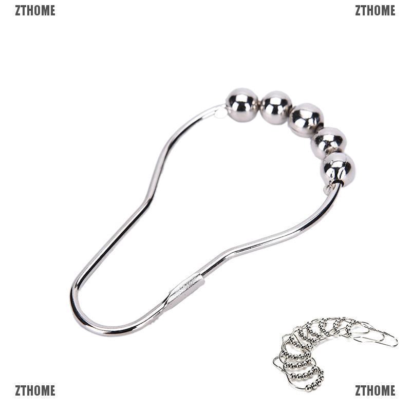 (MớI) Bộ 12 VòNg Treo RèM CửA Mạ Chrome