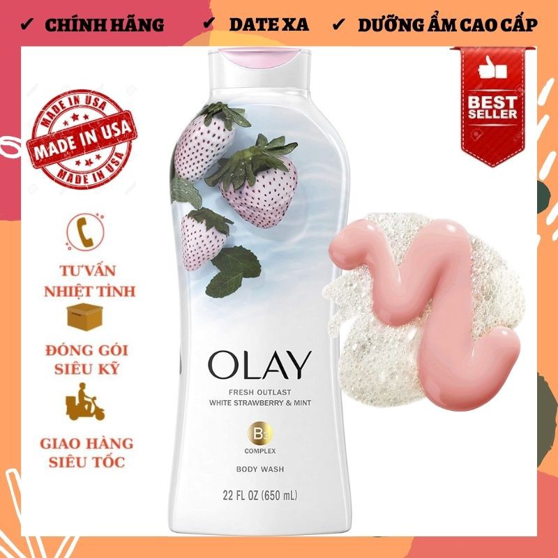 SỮA TẮM OLAY FRESH OUTLAST 650ML