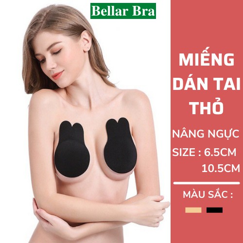 Miếng Dán Ngực Silicon Hình Tai Thỏ - Miếng Dán Ti Chống Chảy Xệ , Tạo Bộ Ngực Đẹp D0950