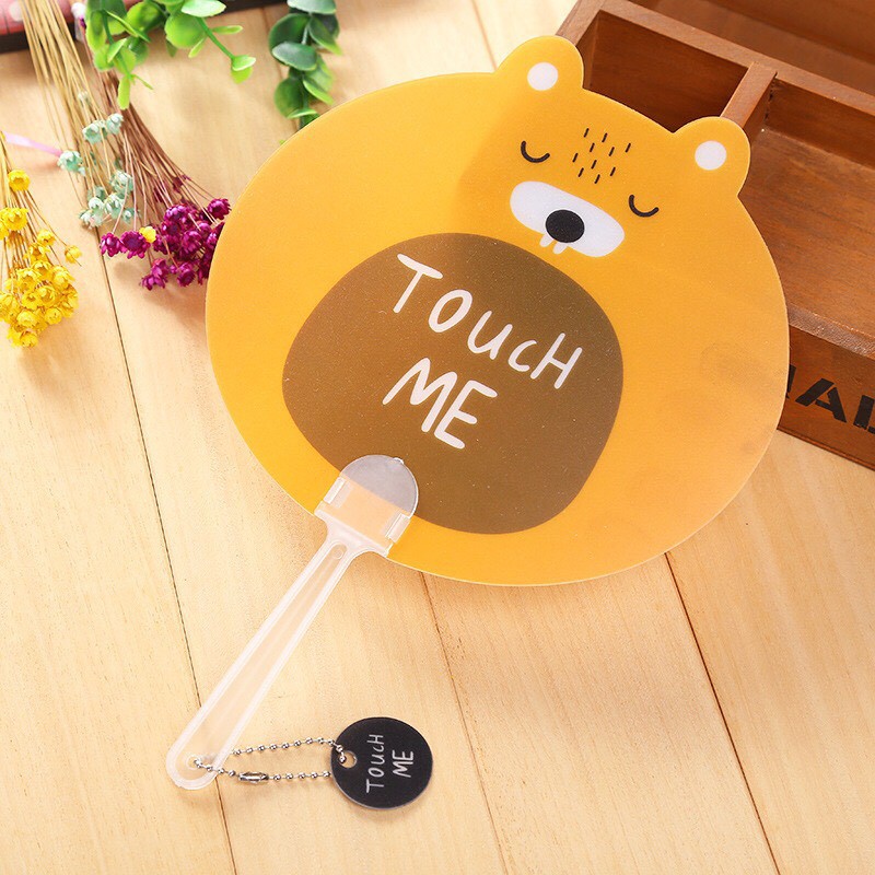 Quạt Mini Cầm Tay mùa hè pilu  2 mặt