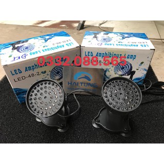 Đèn led âm nước đổi màu tự động Led HQ 48-2- chiếu sáng và trang trí hồ cá cảnh, hồ bơi...