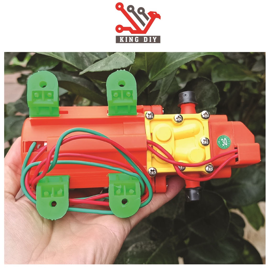 Máy bơm nước mini tăng áp phun sương 12v