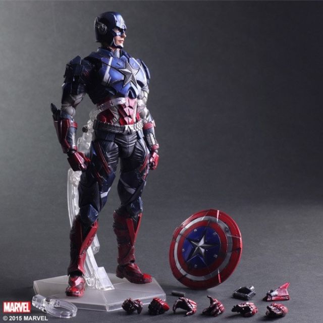 Mô hình đồ chơi cao cấp Play Arts Captain America