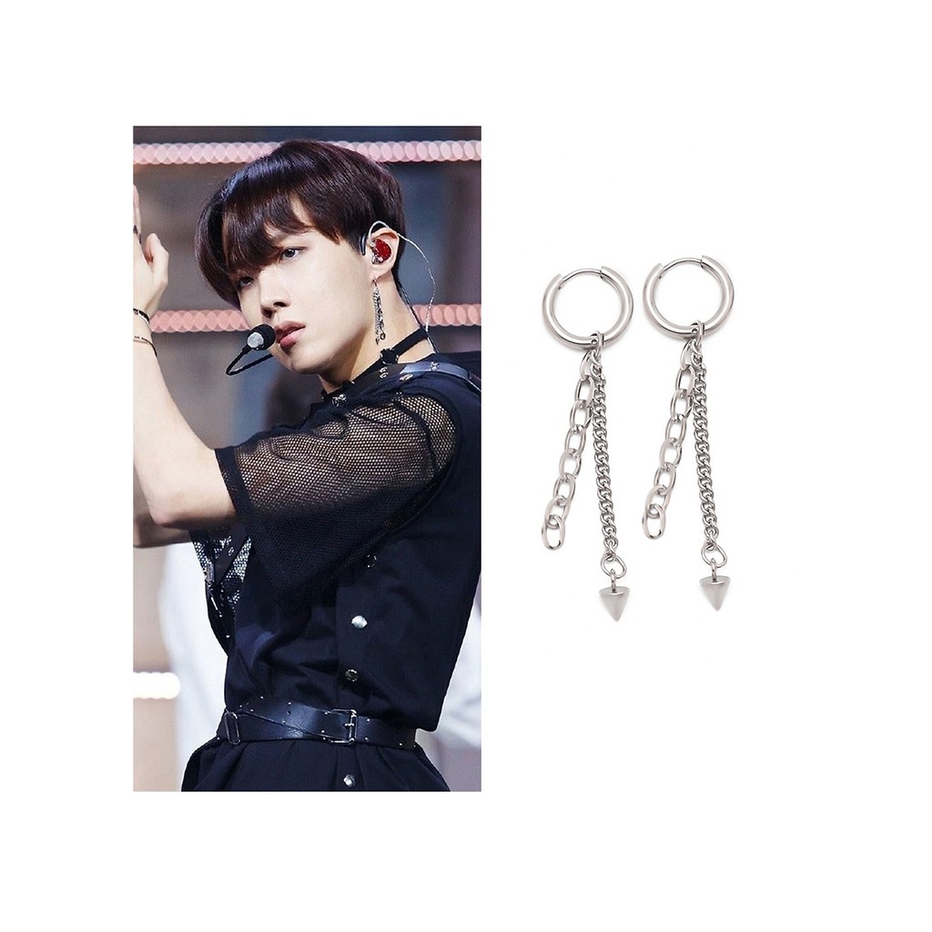 Bông tai khuyên tai unisex phong cách KPOP BTS J-HOPE