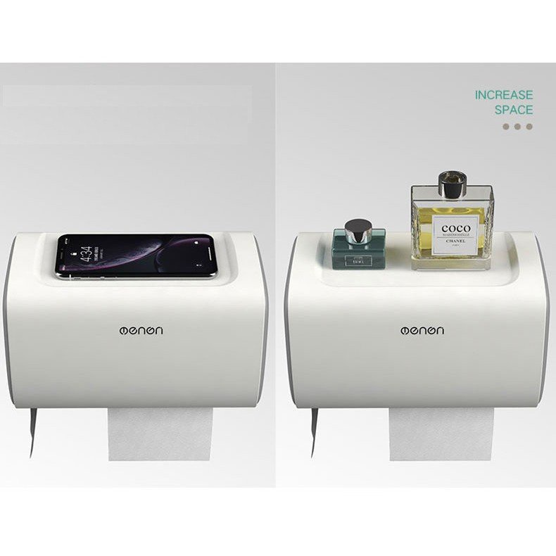 Hộp Đựng Giấy Vệ Sinh Cao Cấp OENON Hộp Đựng Khăn Giấy Treo Tường Không Cần Khoan Đục