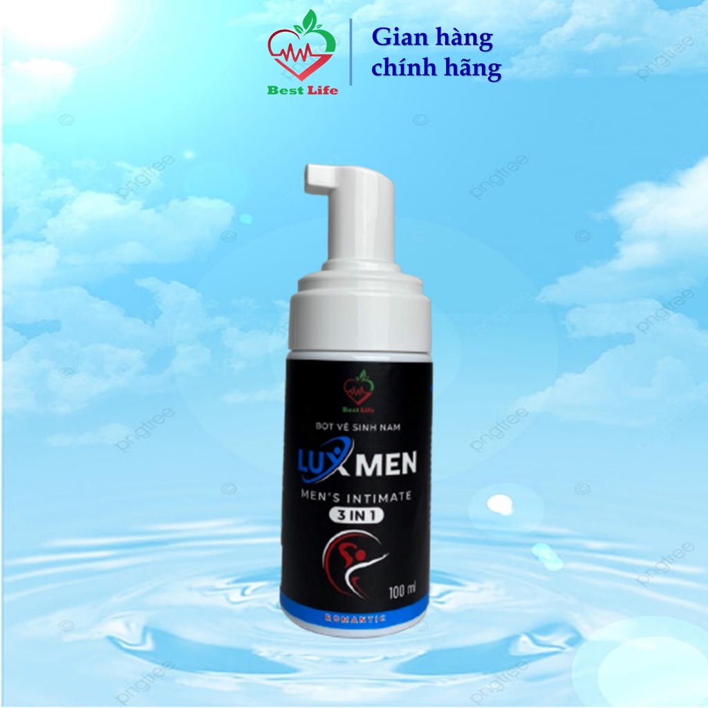 Bọt vệ sinh nam Best Life Lux Men công thức tạo bọt hương nước hoa LUXURY sang trọng chai 100ml