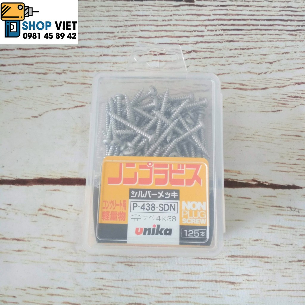 SV Combo mũi khoan và vít không cần nở Unika dùng trực tiếp với tường, bê tông