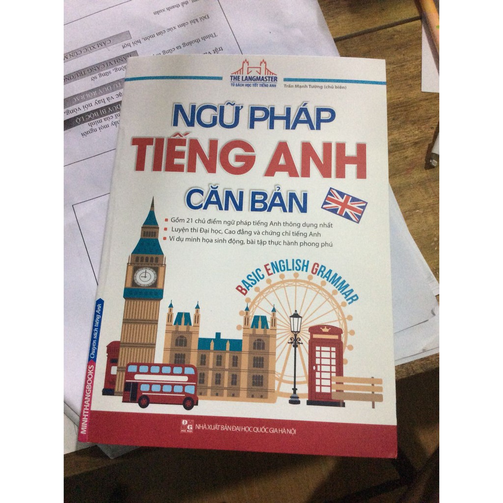 Sách - The Langmaster - Ngữ pháp tiếng Anh căn bản (sách màu) | BigBuy360 - bigbuy360.vn