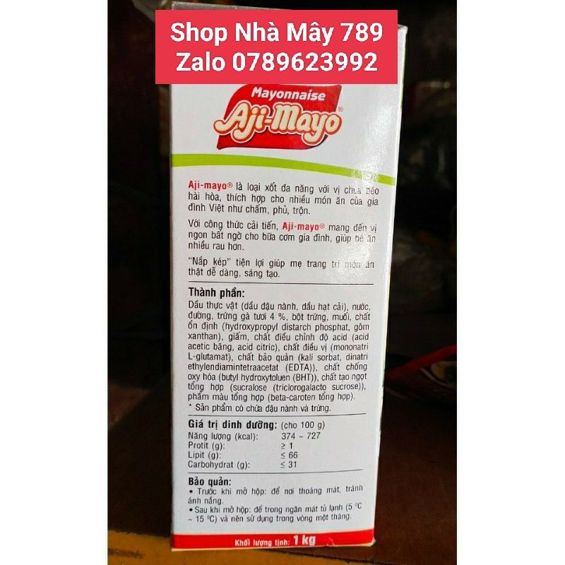 1kg sốt mayonnaise 95k