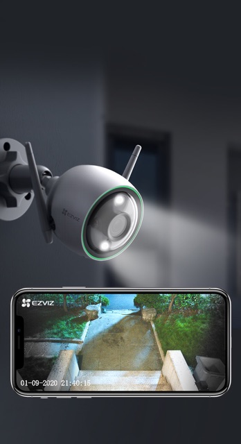 Camera ngoài trời ezviz c3n full hd, ghi hình ban đêm