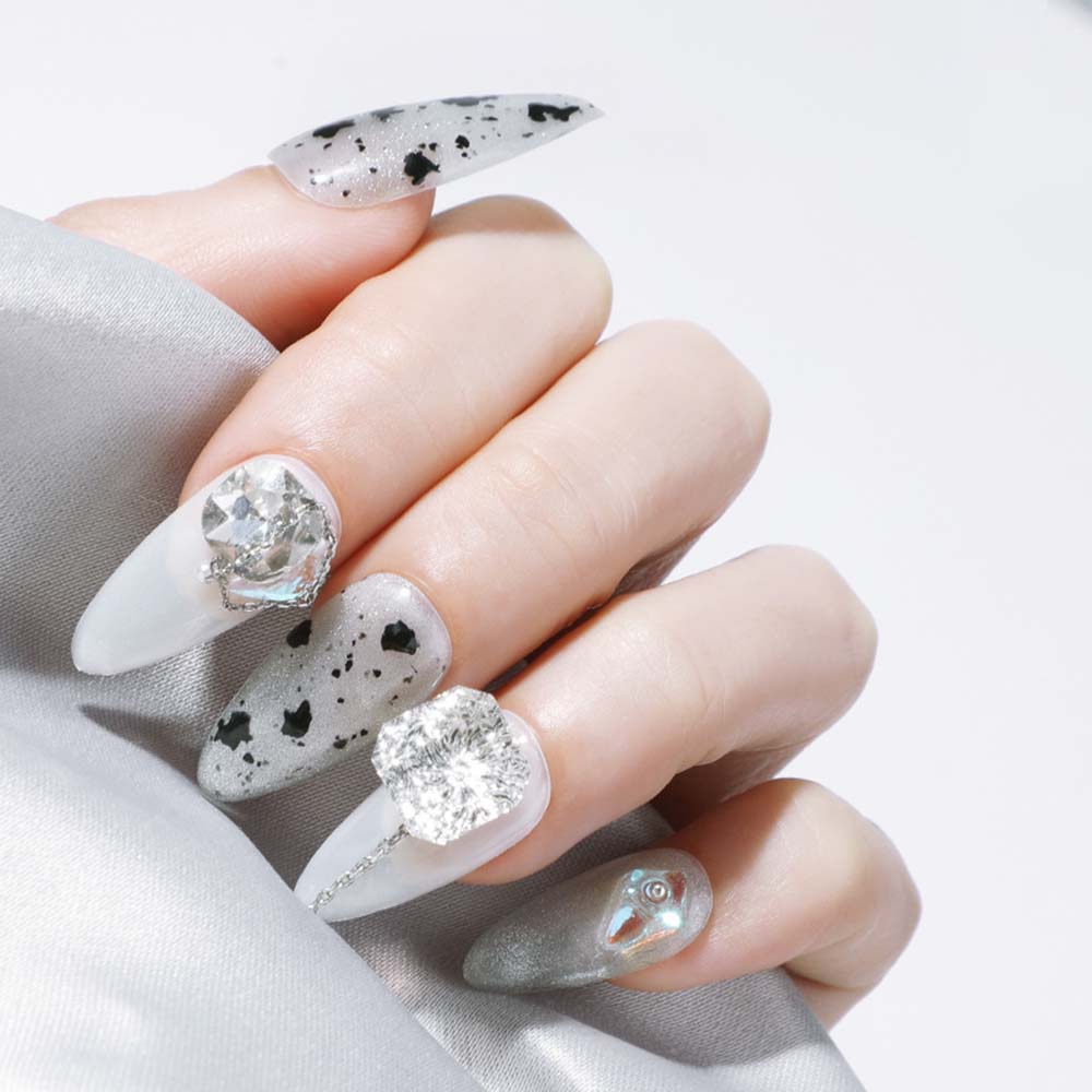 [Hàng mới về] Set 8/ 12 phụ kiện 3d trang trí móng tay nghệ thuật