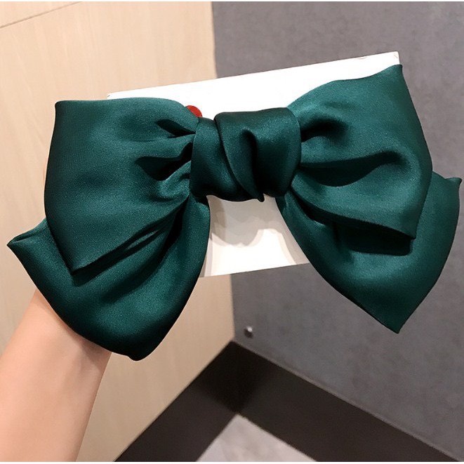 Kẹp tóc nơ ruy băng cỡ lớn thời trang Hàn Quốc