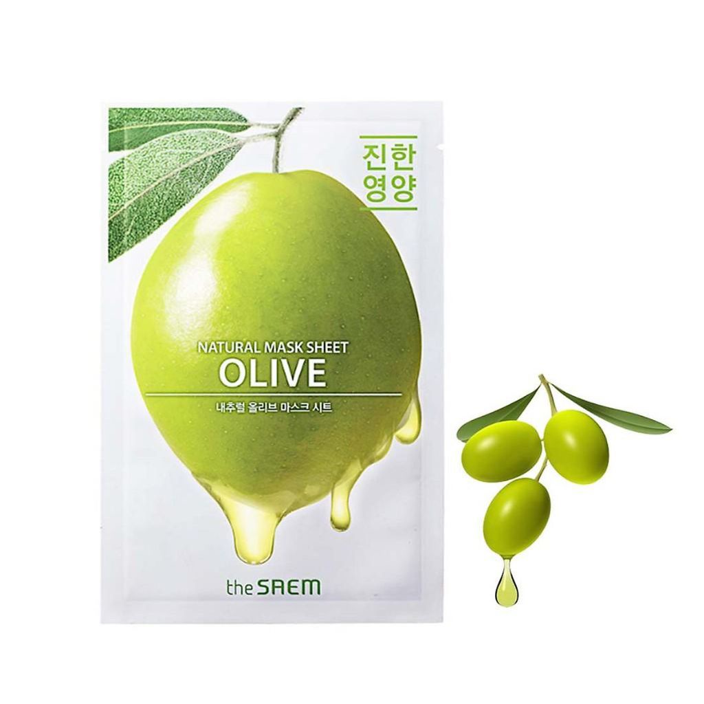Mặt Nạ Giấy Giúp Dưỡng Trắng Và Giữ Ẩm Cho Da The Saem Natural Mask Sheet 21ml