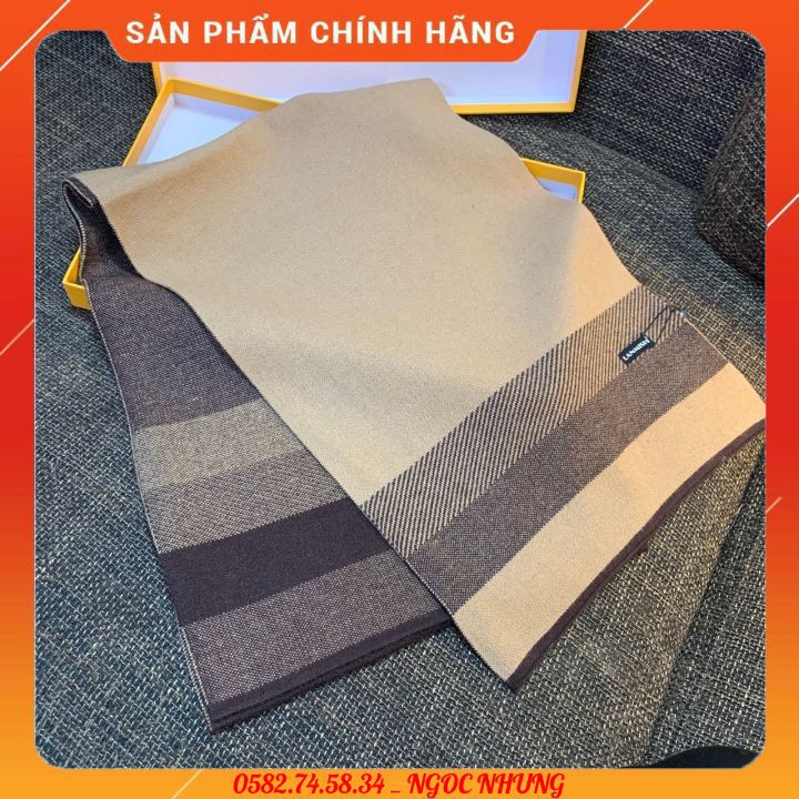 [MẪU 2021] Khăn Len Nam Choàng Cổ Thời Trang Cao Cấp Size 180x60cm