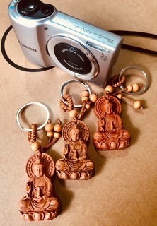 Móc Khoá Gỗ Phật Quan Âm