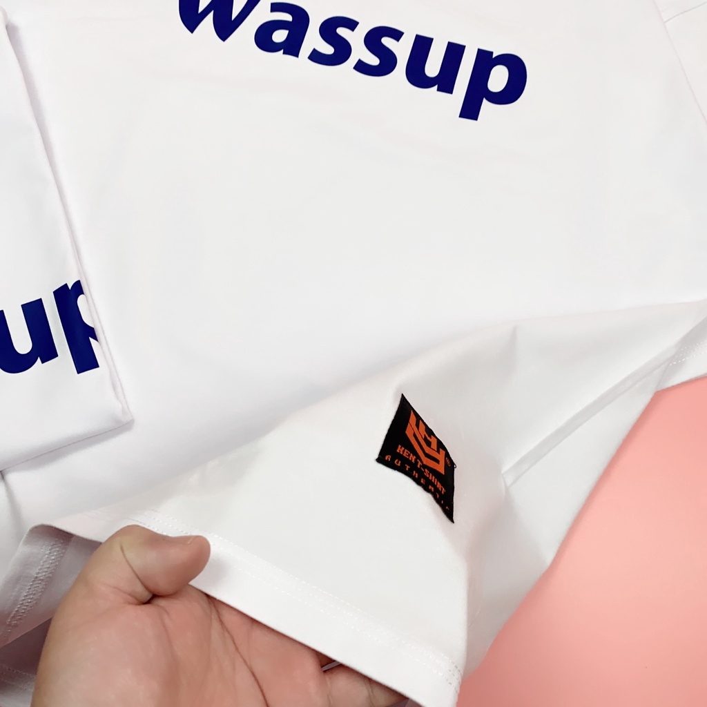 Áo phông nam tay lỡ HY KOREA nam nữ form rộng Wassup 305