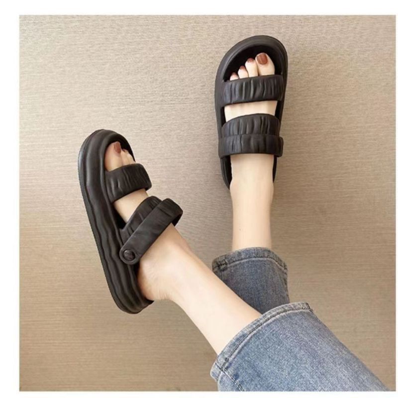 Dép nữ/dép sandal/quai hậu nữ đế cao 4cm