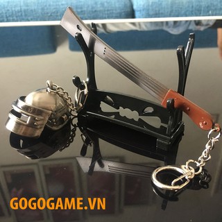 Combo Mô Hình Dao Pubg Với Mũ level 3 - Tặng Kệ Trưng Bầy