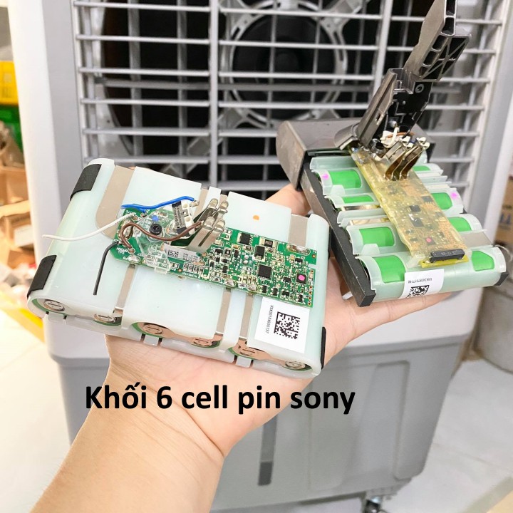 Khối pin 6 cell sony 18650 VTC hàng tháo xả 30A