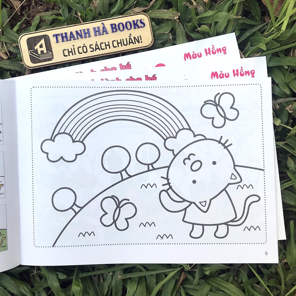 Sách - Bộ sách thú vị dành cho bé nhập môn tập tô: Bé Tập Tô Màu - Màu Hồng (2-6 tuổi)