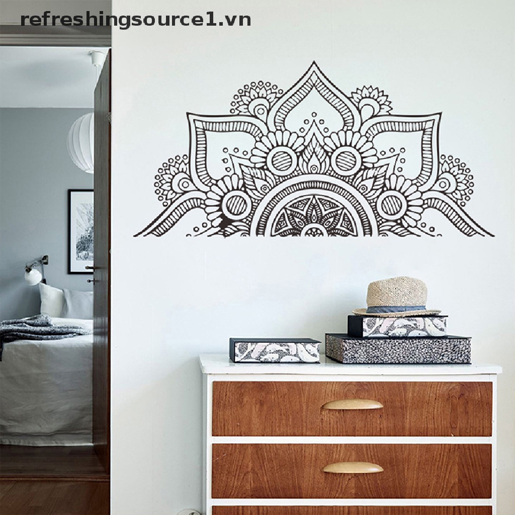 {HOT} Mandala Wall Sticker Art Decals Room Decoration Meditation Home Decor Wall paper {refreshingsource1.vn}