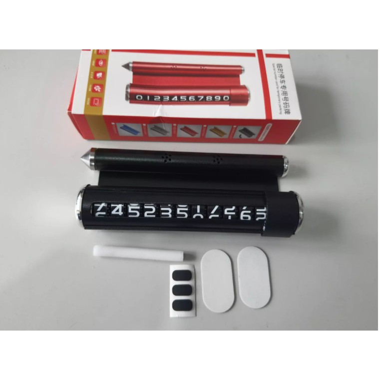 Bảng số điện thoại ô tô kiêm giá đỡ, có khe để dầu thơm | BigBuy360 - bigbuy360.vn