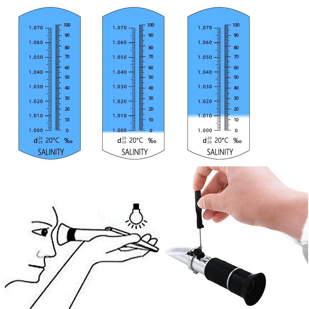 Máy Đo Độ Mặn Của Hồ Cá Có Đèn LED Cầm Tay Tiện Lợi 40%