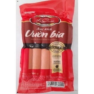 Xúc xích vườn bia Lacusina gói 500g siu ngon