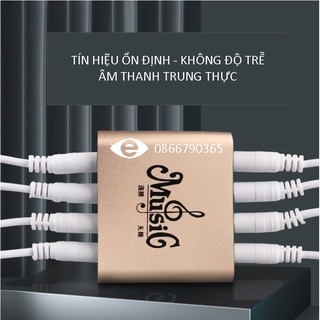 Bộ chia tín hiệu âm thanh livestream nhiều điện thoại