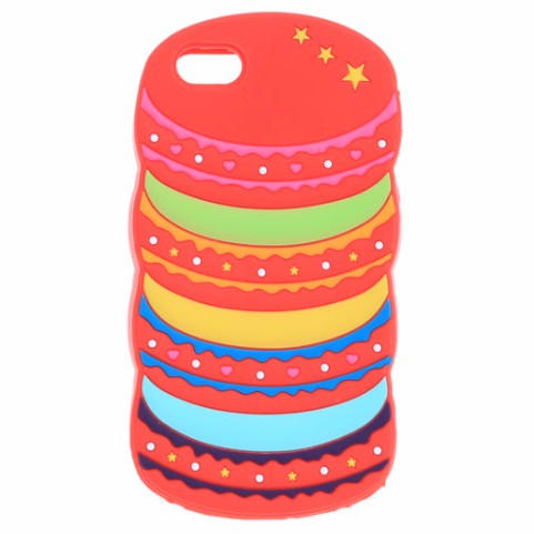 Ốp lưng iPhone 5 - 5S Nhựa hình thú COSANO Bánh Đỏ
